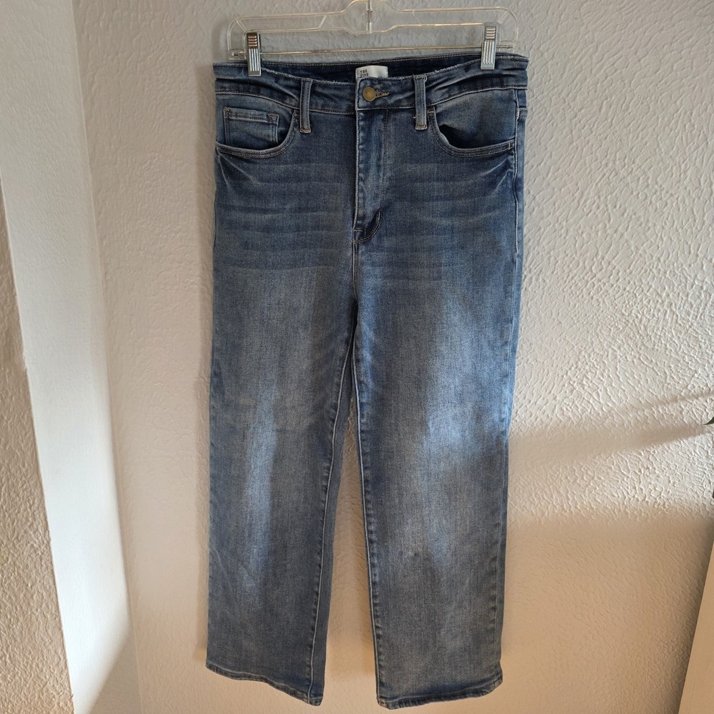 The Fine Print Jeans Womens Size 29 Petite  Medium Wash Classic Minimalist